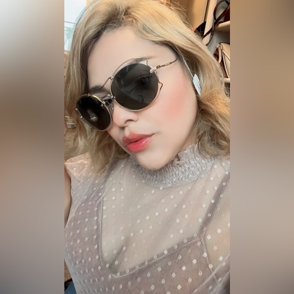 SALE❤️FINAL SALE💐MIU MIU round gradient Sunglasses ✨ - Picture 4 of 16